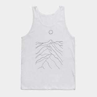 Hills & Valleys Sketch Design Tank Top